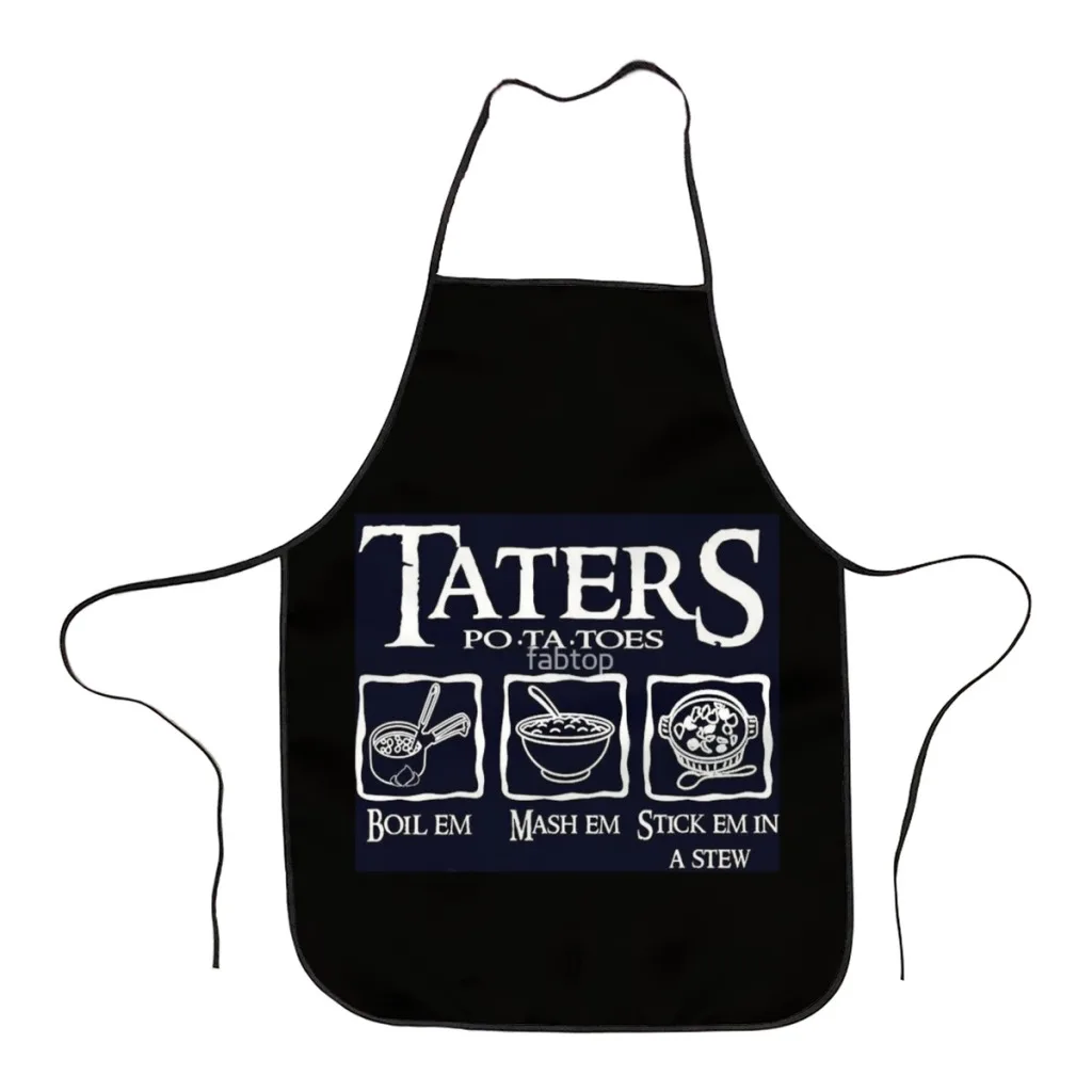 

Taters Potatoes Kitchen Aprons for Women Household Cleaning Apron Chefs Cooking Baking Apron for Child