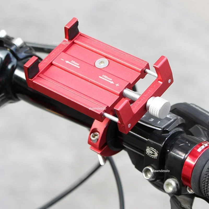 Bicycle Scooter Aluminum Alloy Mobile Phone Holder Mountain Bike Bracket Cell Phone Stand Cycling Accessories - náhled 2