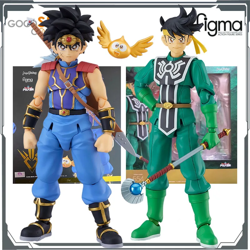 Oryginalne figurki anime GSC FIGMA Dailly & Poppu 135mm i 145mm, zabawki dla chłopców, prezent na Boże Narodzenie, kolekcjonerskie modele, ozdoby.