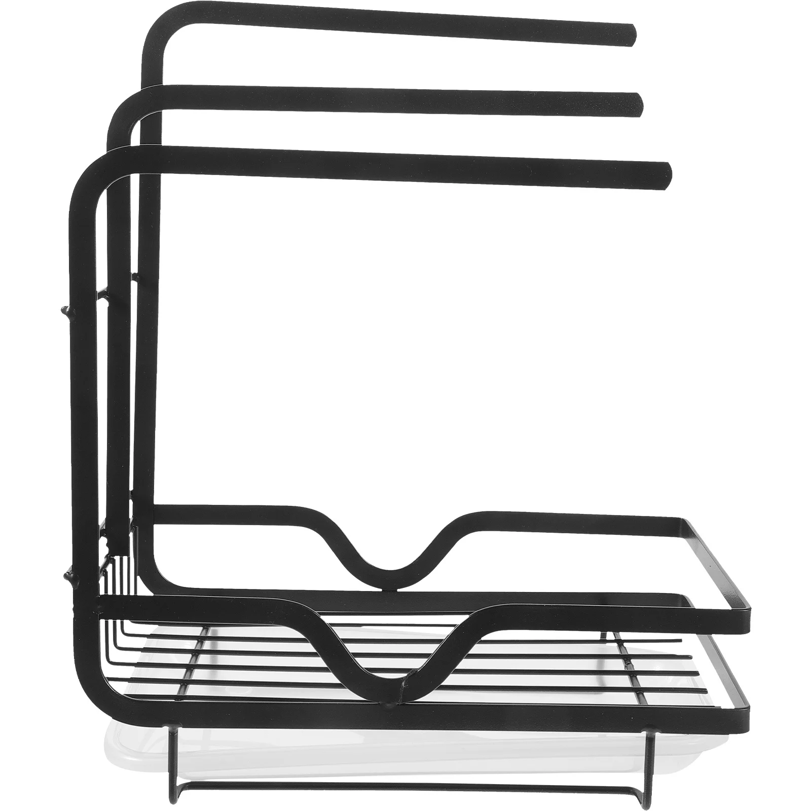 

Kitchen Sponge Draining Holder Metal Dishcloth Wiping Cloth Organizer Sink Countertop Storage Rack Tidy Kitchen Essentials