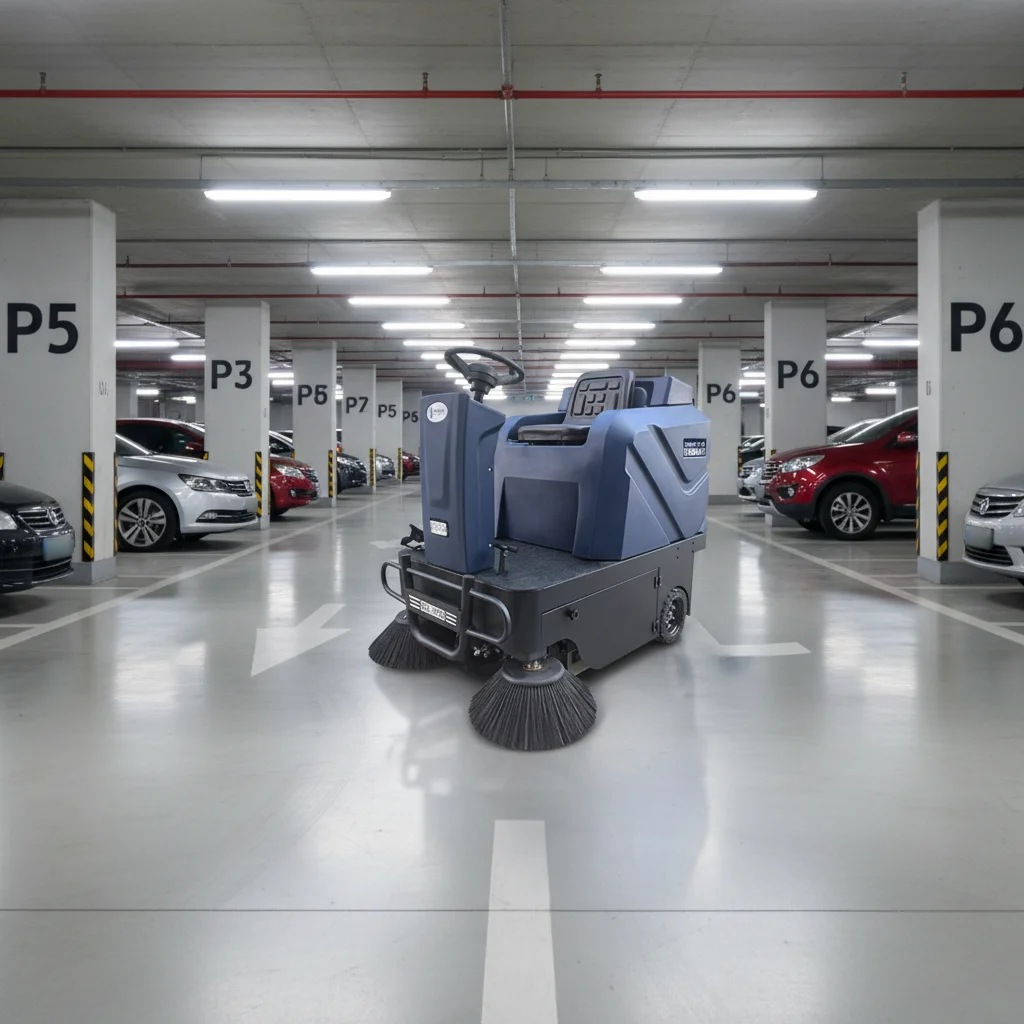 Road Sweeper Street Cleaning Floor Sweeper Electric Battery Powered Street Cleaning Machine Heavy Duty