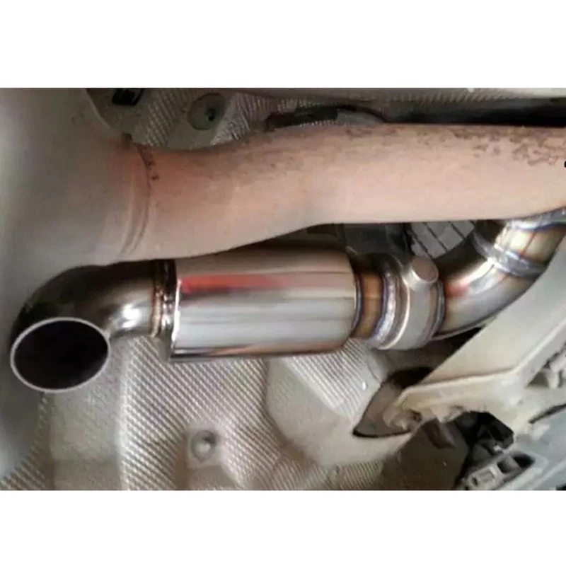 Home Exhaust Muffle Pipe Pro Tool 1Pc Replacement Downpipe Sound Tuning Decoration