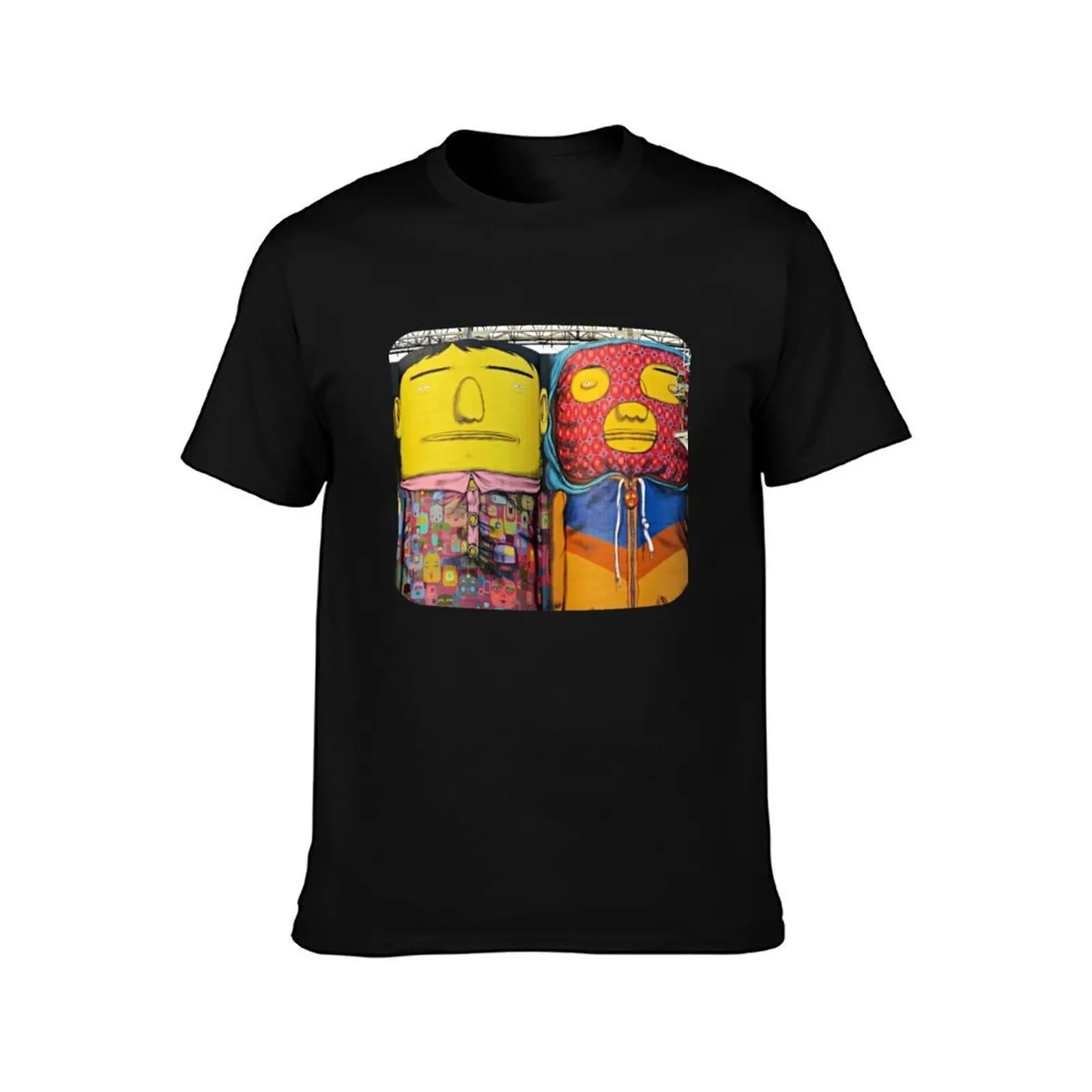 Cement People T-Shirt, Summer Casual Cotton Tee, Oversized Streetwear Tops, Vintage Graphic Print, Loose Fit Short Sleeve