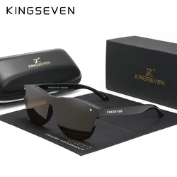 KINGSEVEN New Brand Design Women's Glasses TR90 Polarized Sunglasses Men Retro Sun Glasses Sonnenbrille Herren