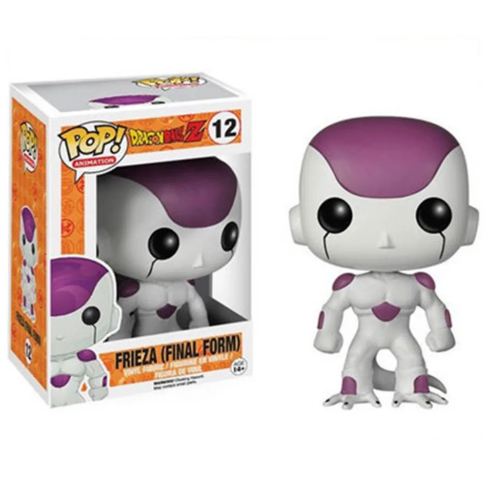 Funko Pop Dragon Ball อะนิเมะการกระทําตัวเลขของเล่น Son Goku Vegeta Piccolo Frieza การ์ตูน Q-รุ่นเครื่องประดับรุ่นเด็กของขวัญ