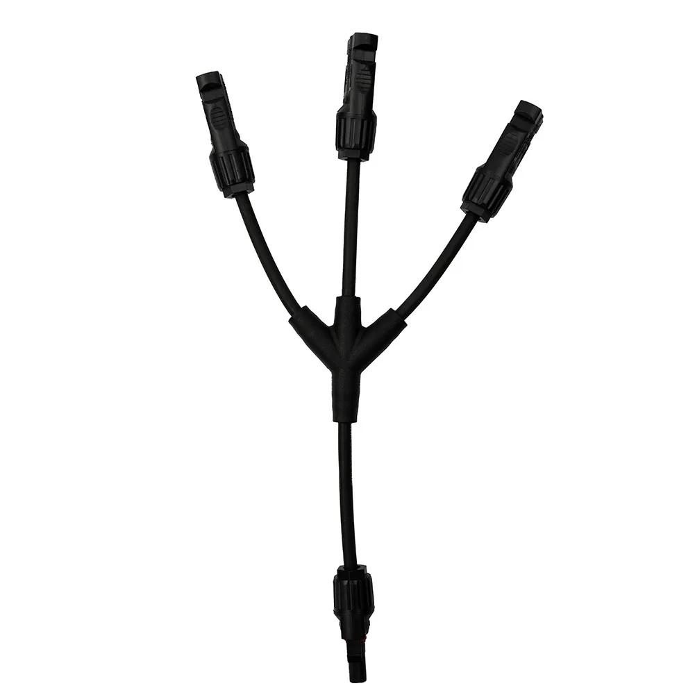 

Cable Distributor 3-way Connector Y Type 1 Pair 2.5mm-6mm2 20A-30A Accessories Black Panel Connector Polypropylene