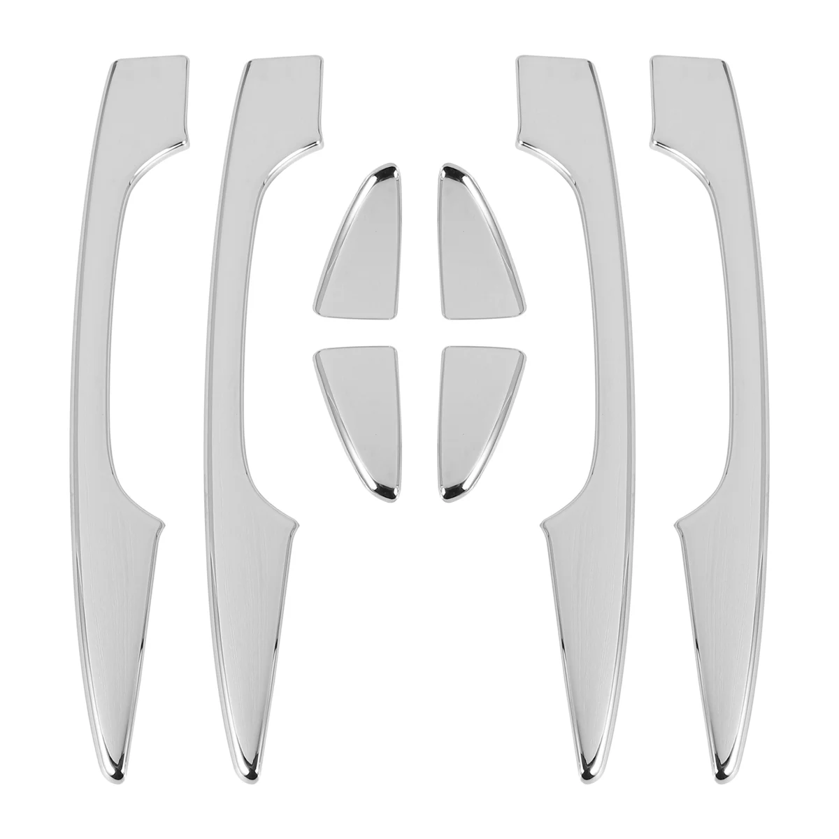 For Mitsubishi Outlander 2022 Chrome Car Exterior Door Handles Trim Cover Protection