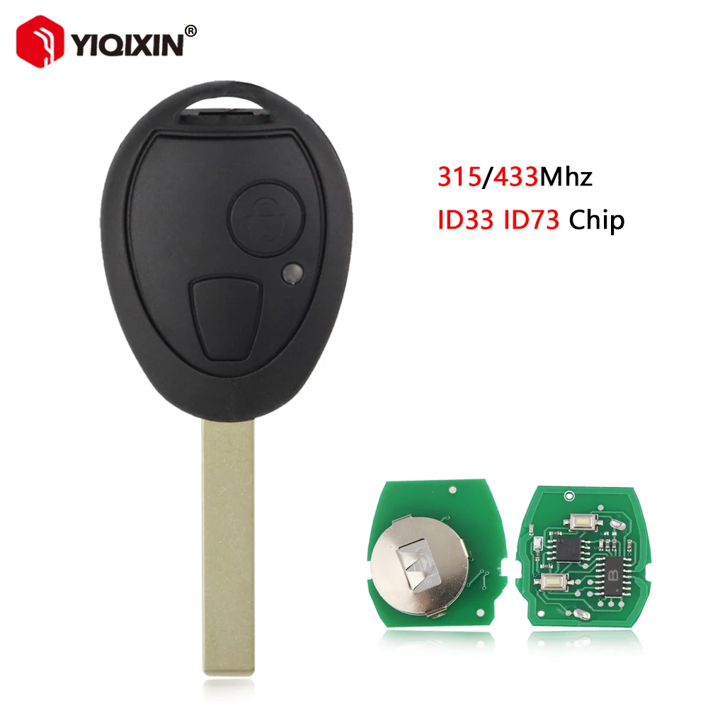 315Mhz 433Mhz ID33 ID73 Chip For BMW Mini Cooper 2002 2003 2004 2005 R53 R50 MG7 Remote Car Key For Land Rover Discovery No Logo