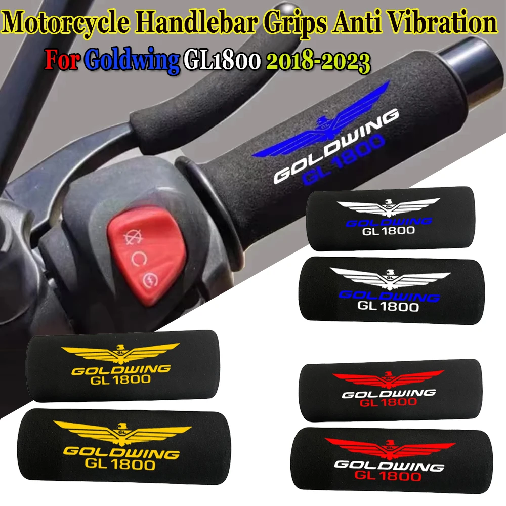 

Новый черный для Honda Goldwing GL1800 2018-2023 Goldwing 1500/1200, антивибрационные ручки на руль мотоцикла byShop1103216161 Stor