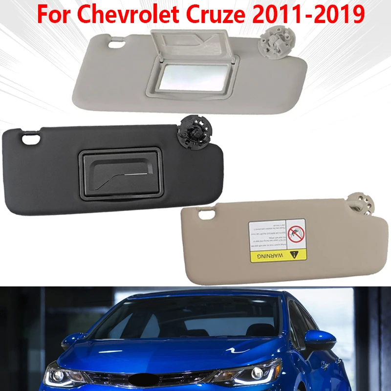 

Sunvisor With Mirror Visor For Chevrolet Cruze 2011-2017 2018 2019 Sun Shield Car Black/Beige/Gray Sunshade 95034256 95034253