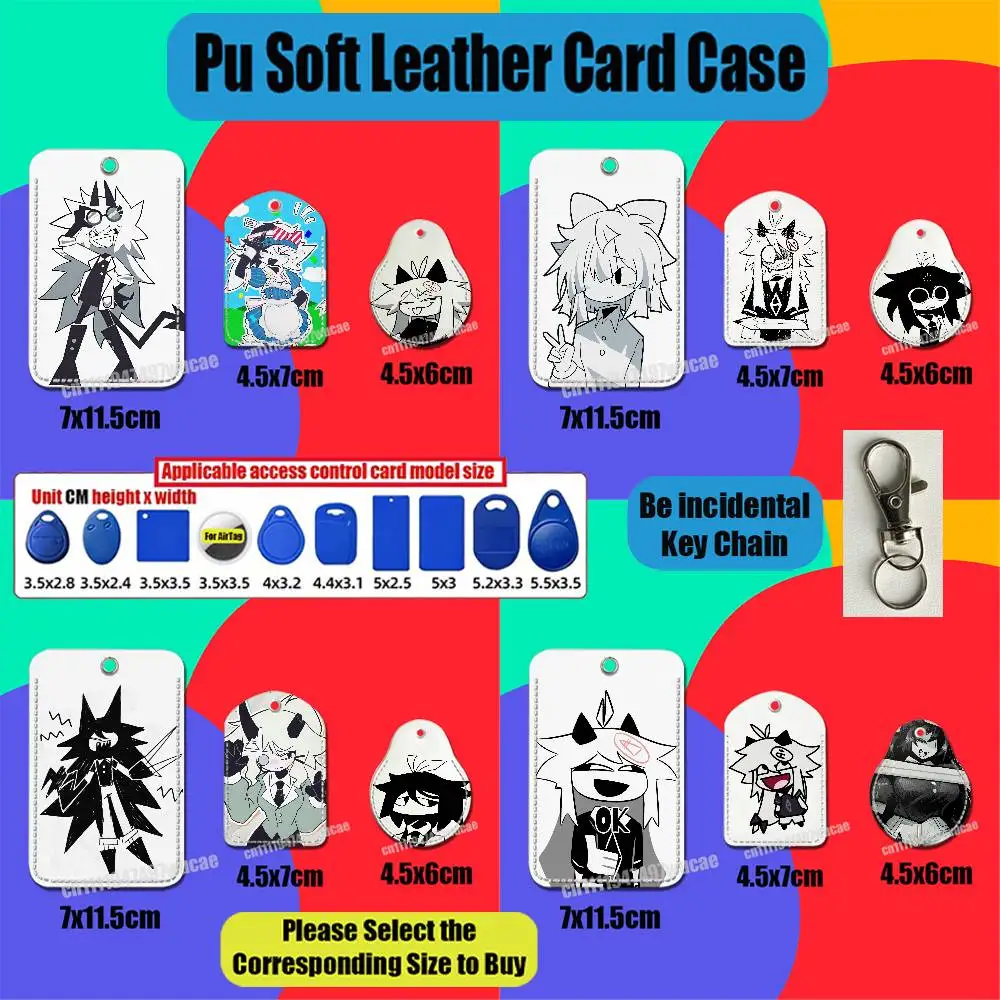 For Fundamental Paper Education Oliver Miss Circle For AirTag Case Card Holder ID Credit Bank Access Badge For Air Tag Case
