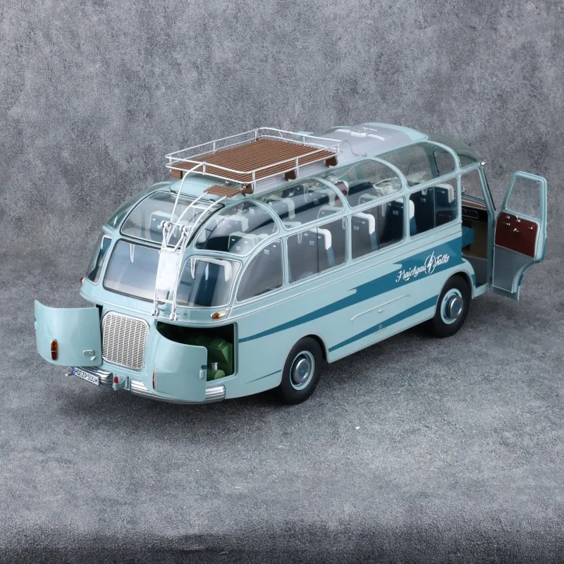 Schuco 1/18 Setra S6 Kraichgaufalke Legering Motorvoertuig Diecast Modellen Auto Speelgoed Collectie Jongen Kerstcadeaus