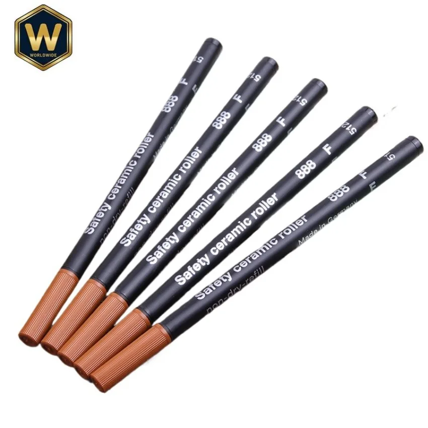 

Роскошная металлическая и кожаная гелевая ручка для офиса, высококачественная, для руководителей, с гладким письмом, стержень Schmidt 888, черный, 0.6 мм, канцелярская роллерная ручка