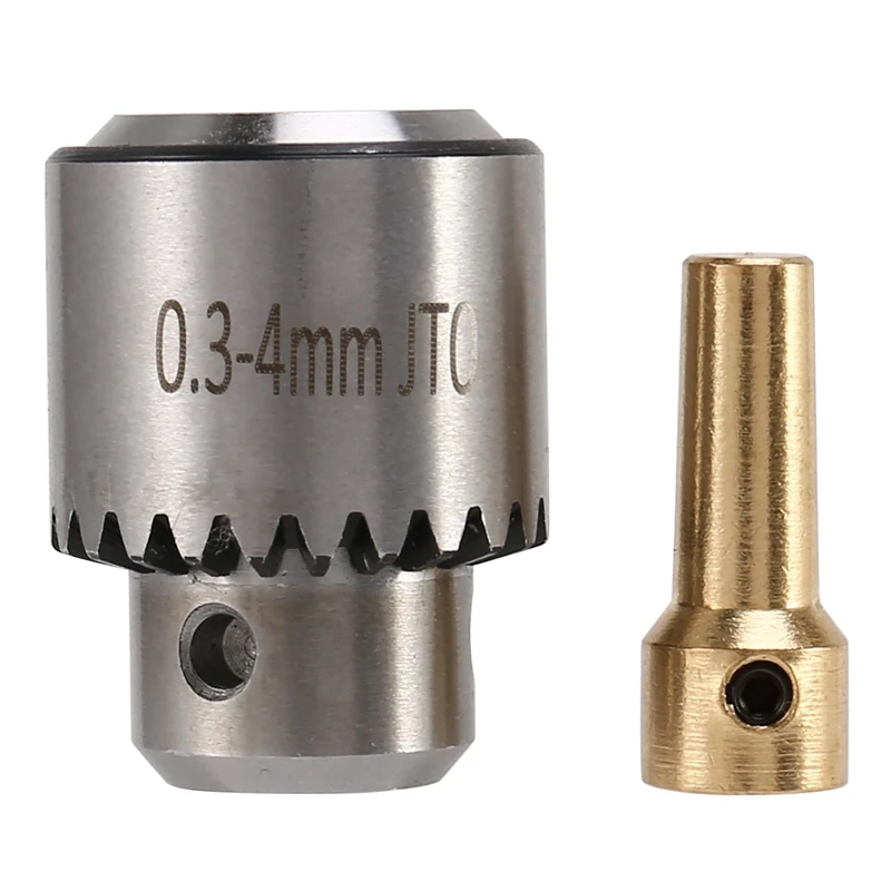 Hot Electric Drill Grinding Mini Drill Chuck Key Keyless Drill Chucks 0.3-4mm Capacity Range W/ 3.17mm Shaft Connecting Rod