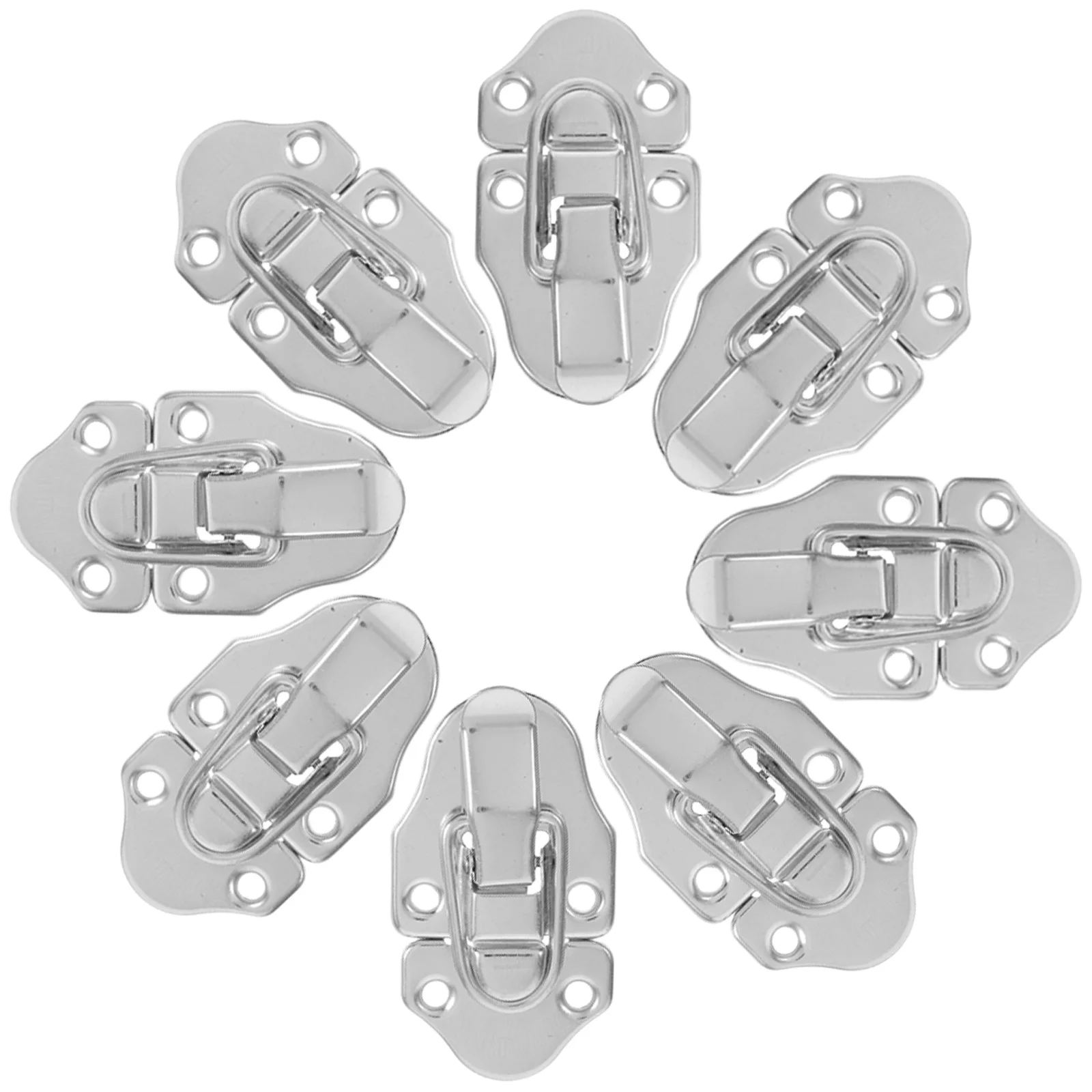 

6Pcs Stylish Vintage Duckbilled Toggle Hasp Latch for Wooden Boxes Easy Installation Sturdy Construction Secure Locking