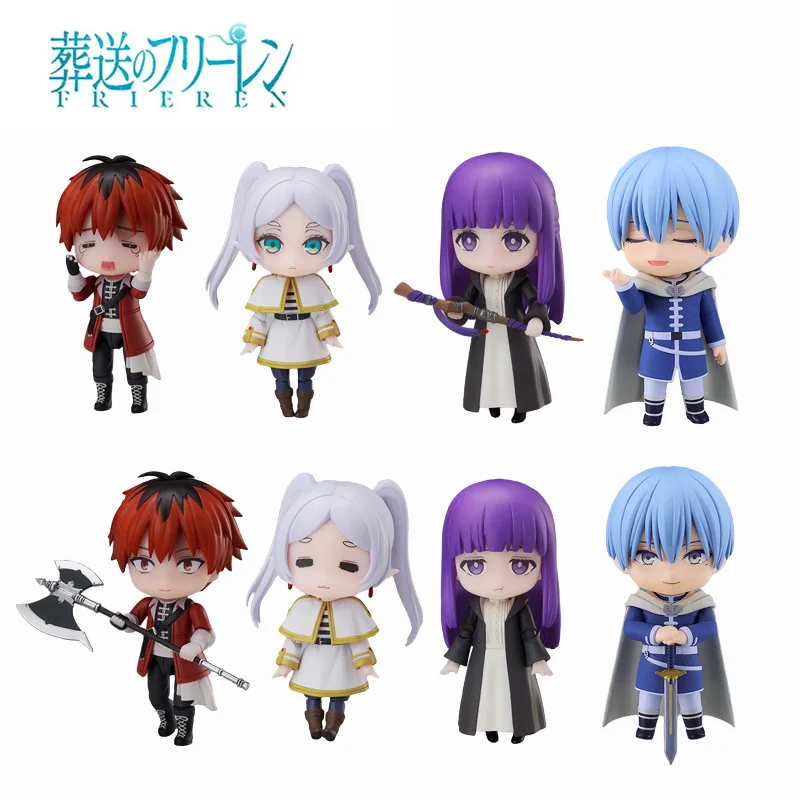 Figuras de Anime Frieren: Beyond Journey's End de 10cm, Figura de Ação Frieren Himmel, Coleção de Presentes para Meninos, Modelos de Brinquedos