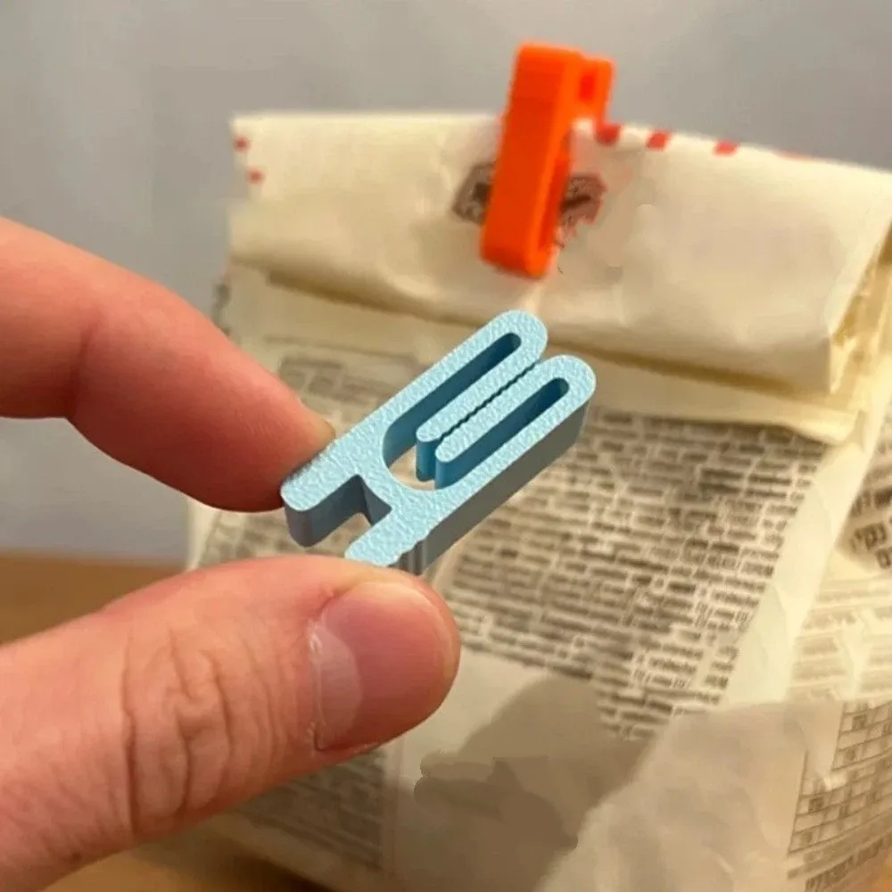 10PCS Plastic Snack Bag Seal Clips Assorted Colors Leak-Proof Food Packaging Clips Moisture Proof Bag Sealing Clips