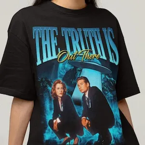The Truth Is Out There Shirt, Halloween Horror Shirt, The X Files  T-shirt, Do You Think, I Am Spooky, Fox Mulder TShirt