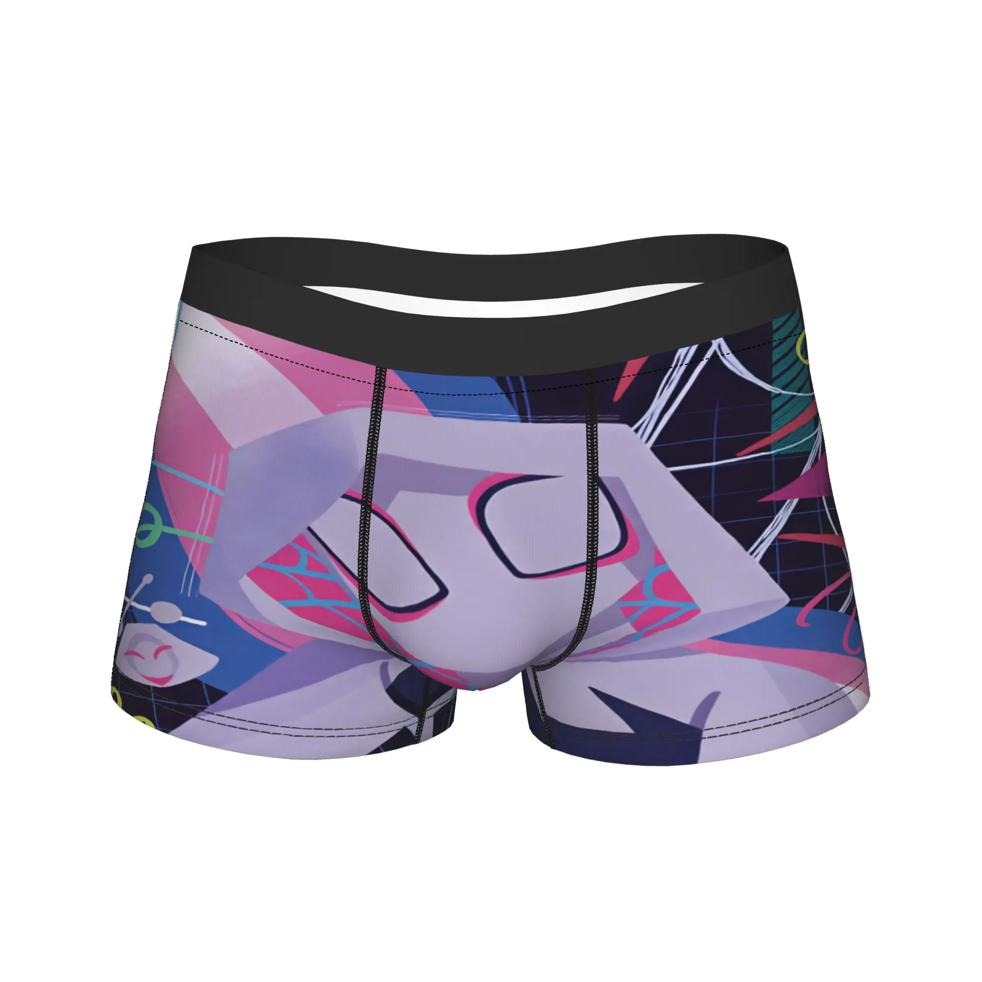 Spider Ghost Gwens Underwear  Males Shorts Briefs Sexy Soft Boxershorts Trenky Print Oversize Panties