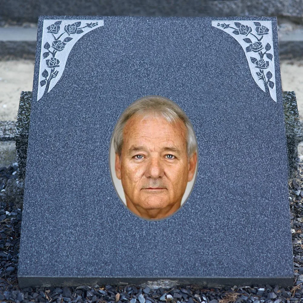 2D Flat Not 3D 1pc Custom Photo Memorial Headstone Tile Oval Design Personalized Tombstone Decoration Pet Memorial Gift