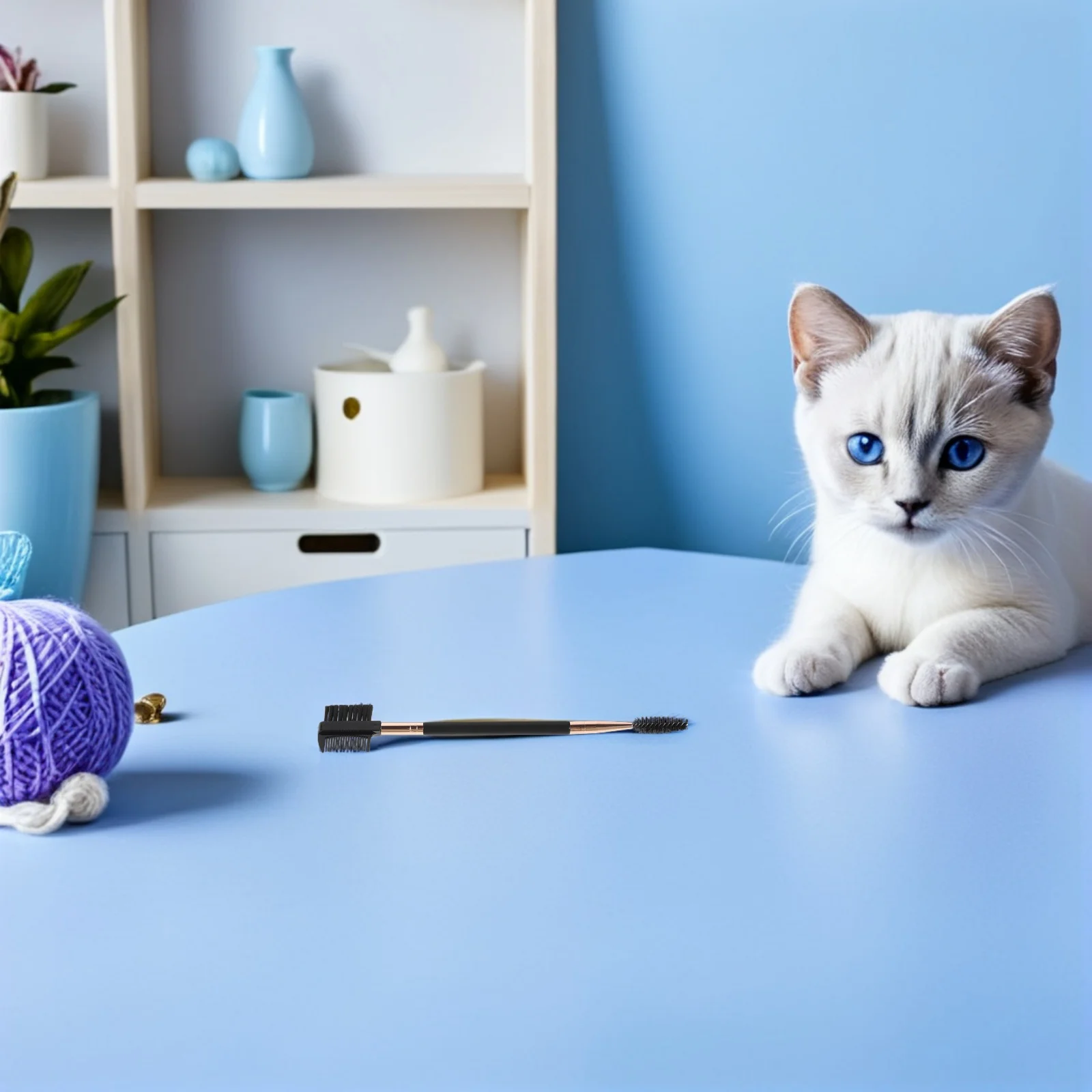 

10Pcs Small Pet Grooming Comb - Gentle Dog Face Brush for Tangles and Tear Stains - Compact Cat Eye Cleaning