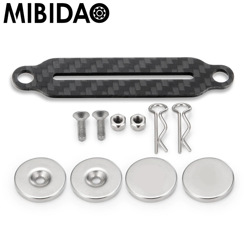 MIBIDAO 전면 자동차 쉘 바디 마운트, 자석 바디 포스트 마운트 브래킷, 축 SCX10 II 90046 1/10 RC 크롤러 자동차 모델 부품