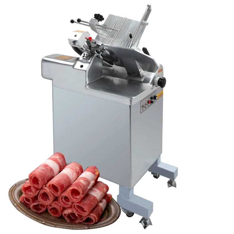 Commercial Meat Slicer 10 Inch Electric Food Slicer 240W Frozen Meat Deli Slicer Premium Chromium-plated Steel Blade