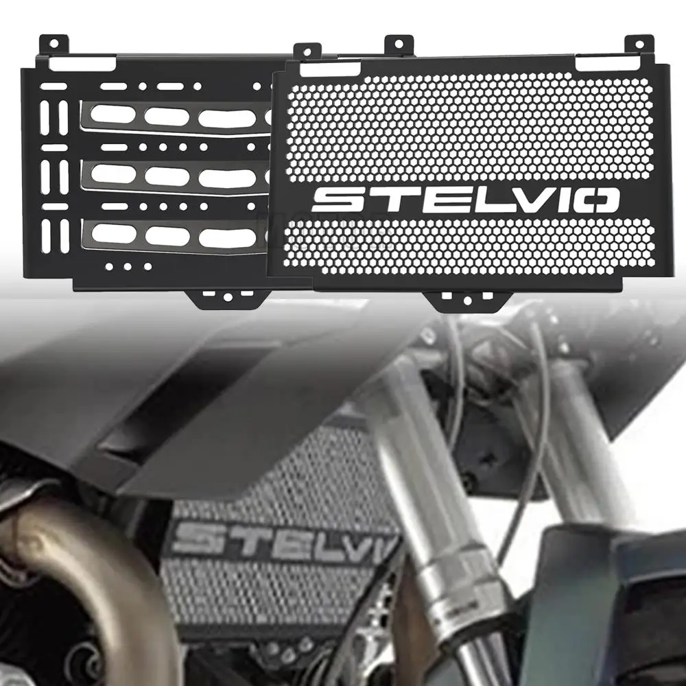 

For Moto Guzzi Stelvio 1200 2008 2009 2010 Radiator Guard Grille Stelvio 1200 Motorcycle Accessories Oil Cooler Cover Protection