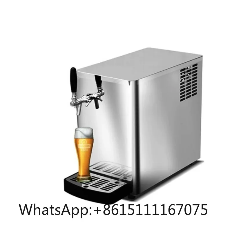 30L Tabletop Draft Beer Cooling Machine 1/2 Tap Dispensing Equipment 220V For Bar Beverage Serving