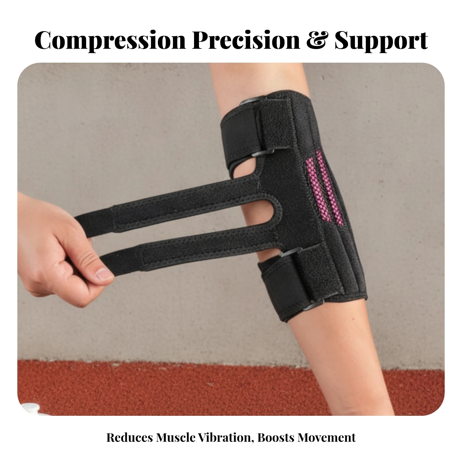 Elbow Brace with twinSpring Stabilizers Breathable Elbow Brace with Spring Stabilizers Flexible Long-Lasting for Athletes
