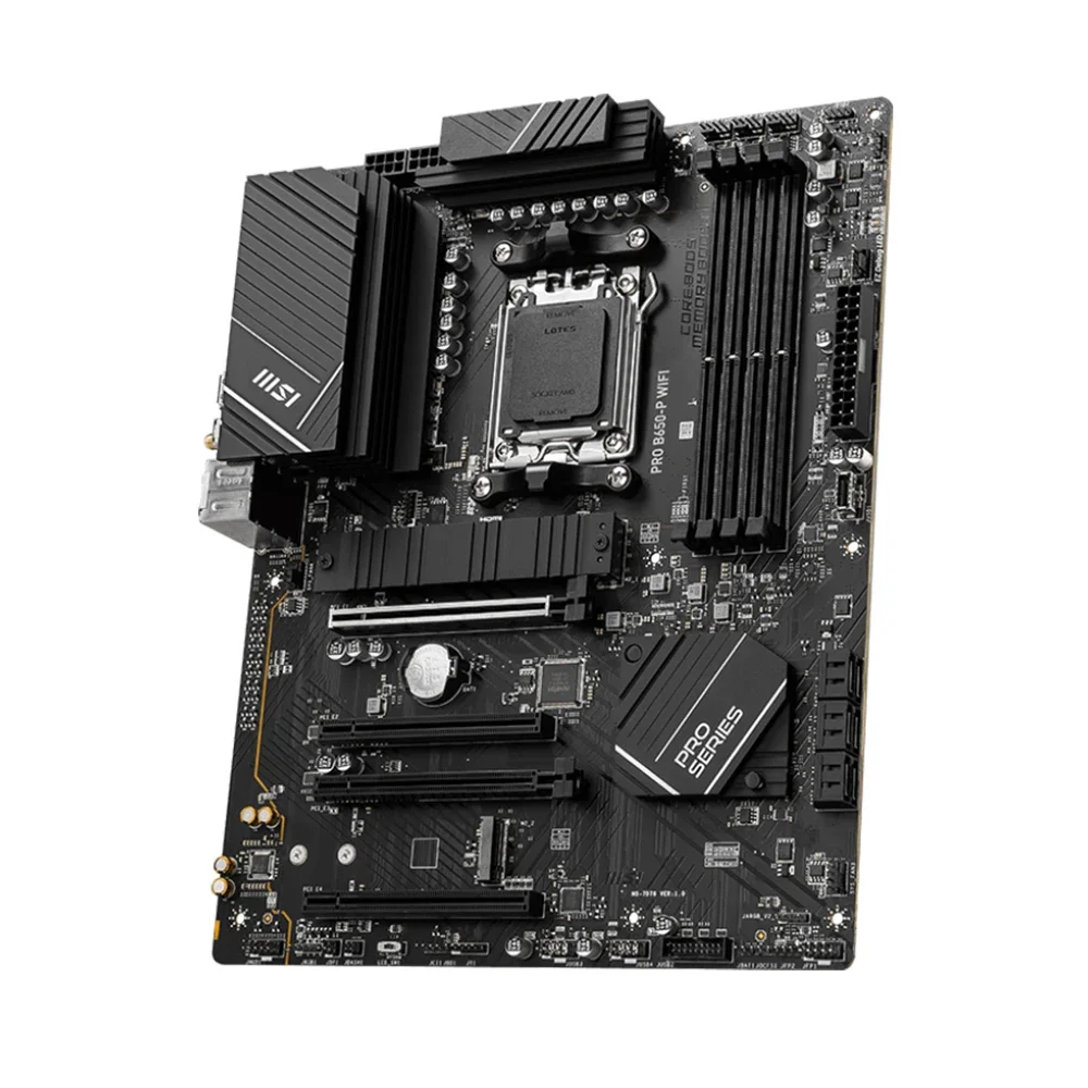 B650 Motherboard MSI PRO B650-P WIFI for Ryzen 7 7800x3d 7700x 7800x 7950x3d CPU AM5 Motherboard for R5 7600 DDR5 ATX.