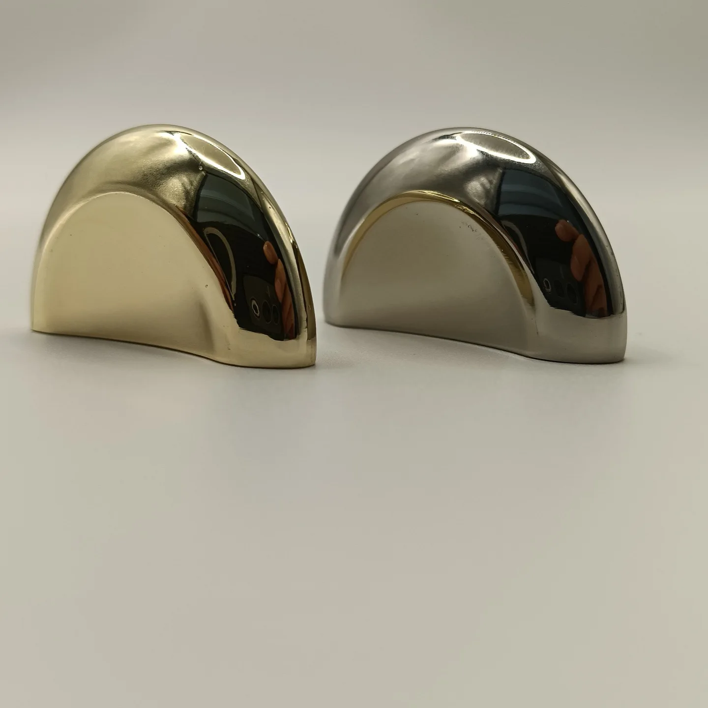 ZIMIR French silver drawer handle, suitable for rooms, wardrobes, drawers, kitchen cabinets, zinc alloy material