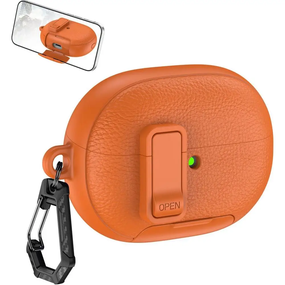 Kratzfeste Kopfhörerhülle für Huawei FreeBuds Pro 5, stoßfeste, staubdichte Kopfhörerabdeckung mit Verschluss, PC, TPU-Softshell – Detail 4