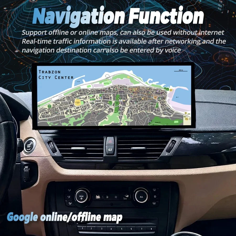 

Multimedia Android Auto Stereo For BMW X1 2018-2022 Radio Carplay Touch Screen Bluetooth GPS Navi Head Unit 4G WiFi Audio