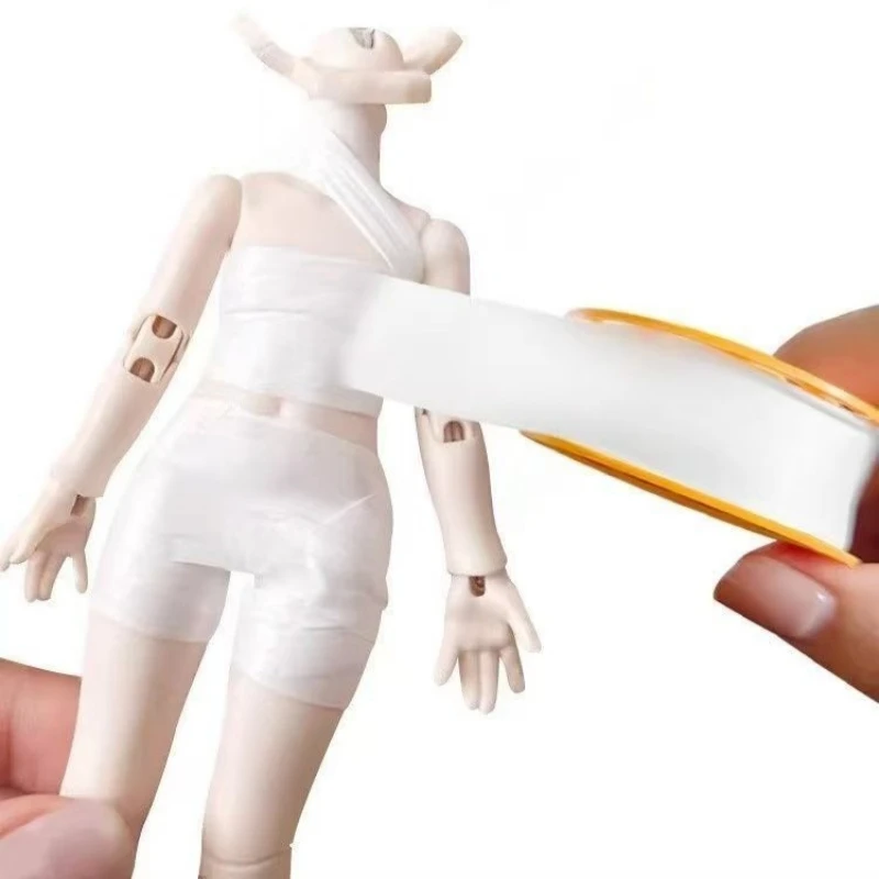 Prevent Staining Adhesive Bandage for BJD Doll Color-proof Clothes White Tape no Residue Base Layer Clothing Doll Accessories