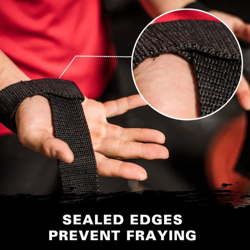 ยกน้ําหนักสายรัดข้อมือ Strength Training Non-SLIP GYM ฟิตเนสยกสายรัดข้อมือสนับสนุนกีฬา Grip BAND