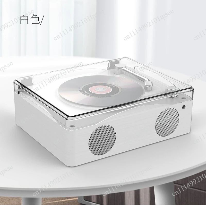 CD player, retro album player, wall-mounted Bluetooth audio, gift channel can be carried to learn English