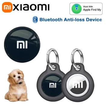 Xiaomi mini sistema de rastreador gps findmy app airtag inteligente bluetooth localizador criança localizador saco anti-perda coleira para animais de estimação com rastreador novo