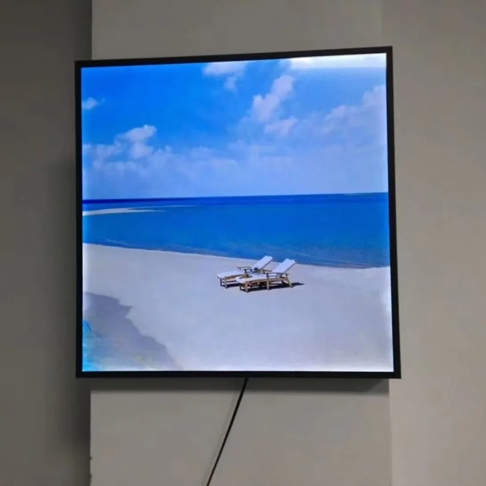 شاشة مربعة 18.9/22/33.2 بوصة شاشة عرض LCD مربعة ذكية مثبتة على الحائط شاشة شريط أندرويد آلة الإعلان