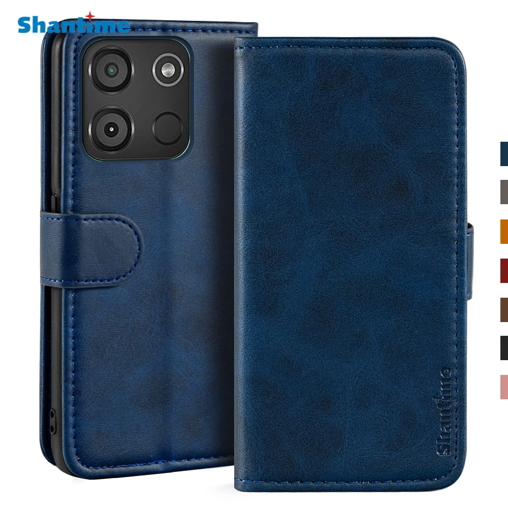 محفظة مغناطيسية غطاء هاتف جلد ، حافظة لـ ITEL A06 4G ، حافظات هاتف قائمة