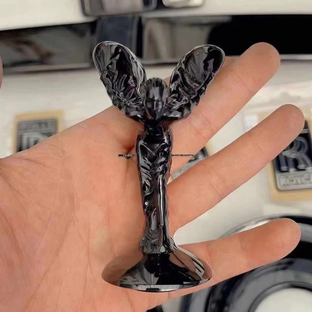 Rolls Royce Ghost/Phantom/Cullinan/Wraith Auto Parts Accessory Angel Goddess Crystal Emblems Hood Badge LOGO Premium Crystal