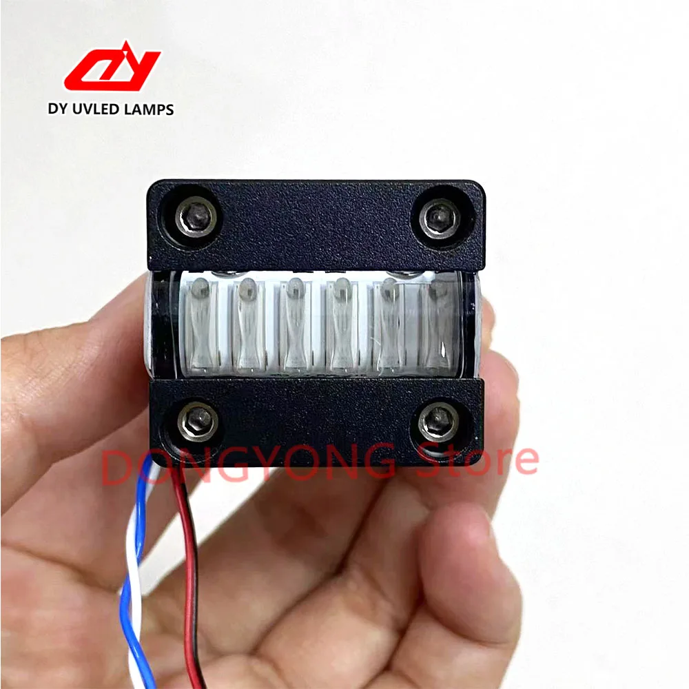 

3510 Fan Cooling Ink Curing Lamp 395nm For Parking Space/Wall/Ground DX5 XP600 UV LED Printer Drying Blue-Violet Lights