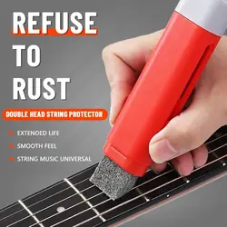 Guitar Strings Derusting Brush Pen Strings Anti Rust Guitar Cleaner String Care Oil Eraser Guitar Accessorie Rust Prevention Pen