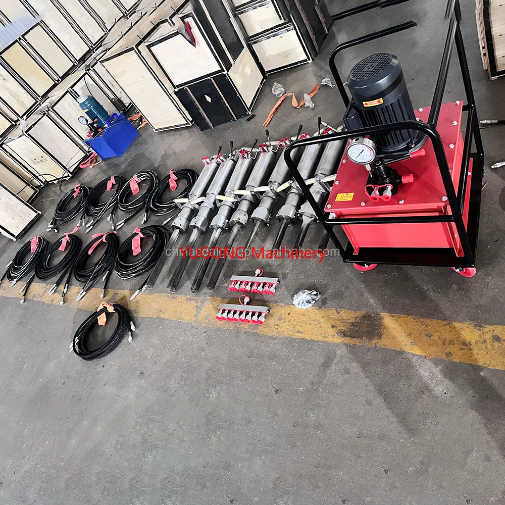 Mining Equipment Heavy Duty Hydraulic Rock Splitter For Mining And Quarrying Stone