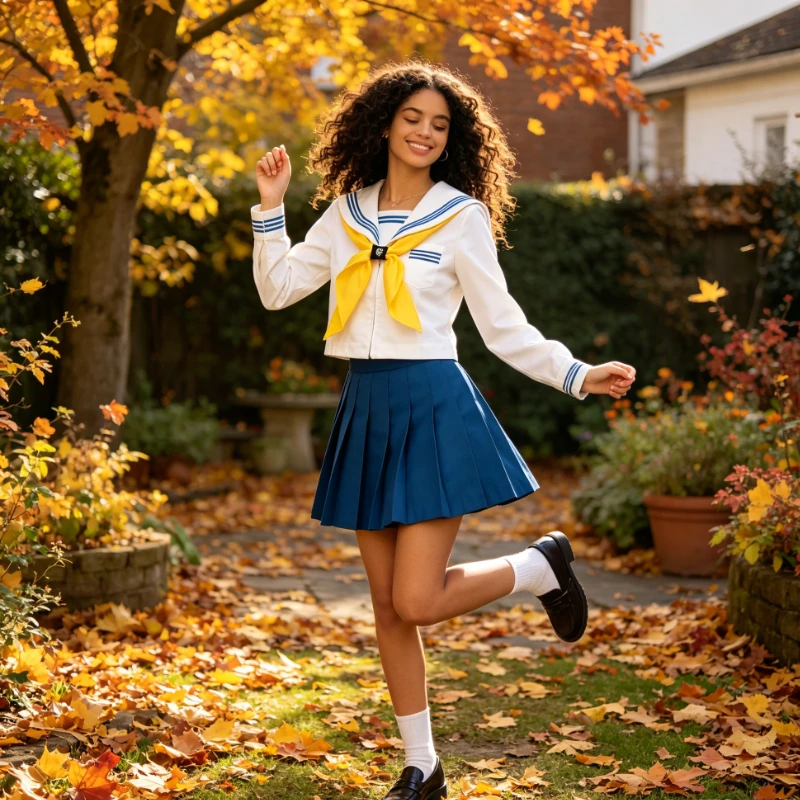 Kansai Collar Sailor Uniform Classic Basic Style College Style Student Uniform Simple and Versatile Japanese Full Set