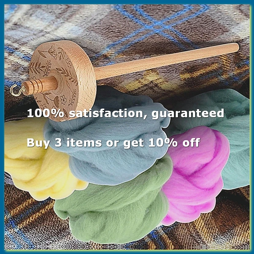 Drop Spindle Yarn Tool,Wooden Hardwood Spinner Wheel for Beginners & Advanced, Perfect for Yarn Making and Sewing-A62I