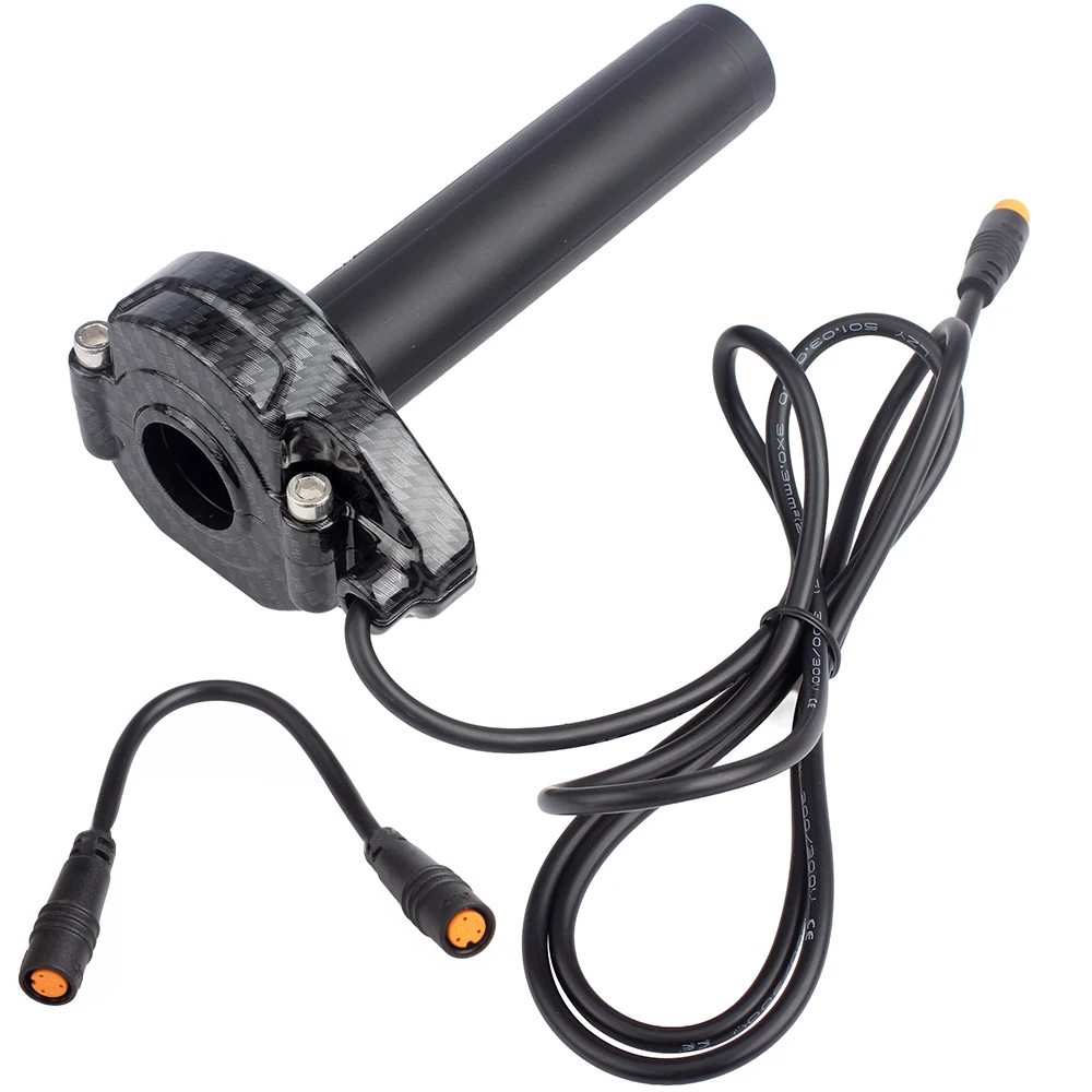 Full Twist Ebike Throttle Grip,3‑Pin Surron Style 12V‑72V Throttle Kit For Macfox X1 Lectric XP4 Happyrun‑Boom Freego Heybike