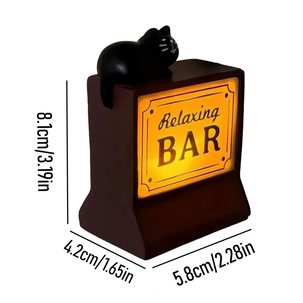 3D Vintage Coffee Lamp Fridge Magnet LED Illuminated Sign for Cafe Pegboard Decor Cabinet Locker Whiteboard Coffee Lovers Gift