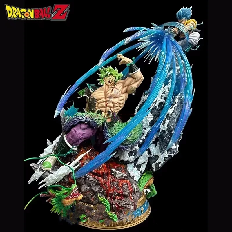 Original 20cm Dragon Ball Character Broly Vs Gogeta Character Broly Character Model Statue Doll Series Toy Decoration Ornament C