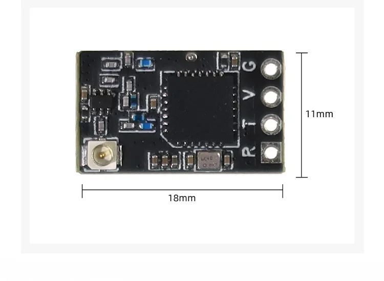 Happyfish ELRS 915MHz/2.4G NANO Empfänger mit T-Typ-Antenne, unterstützt WLAN-Upgrade für RC FPV Traversing Drohnen-Teile – Detail 8